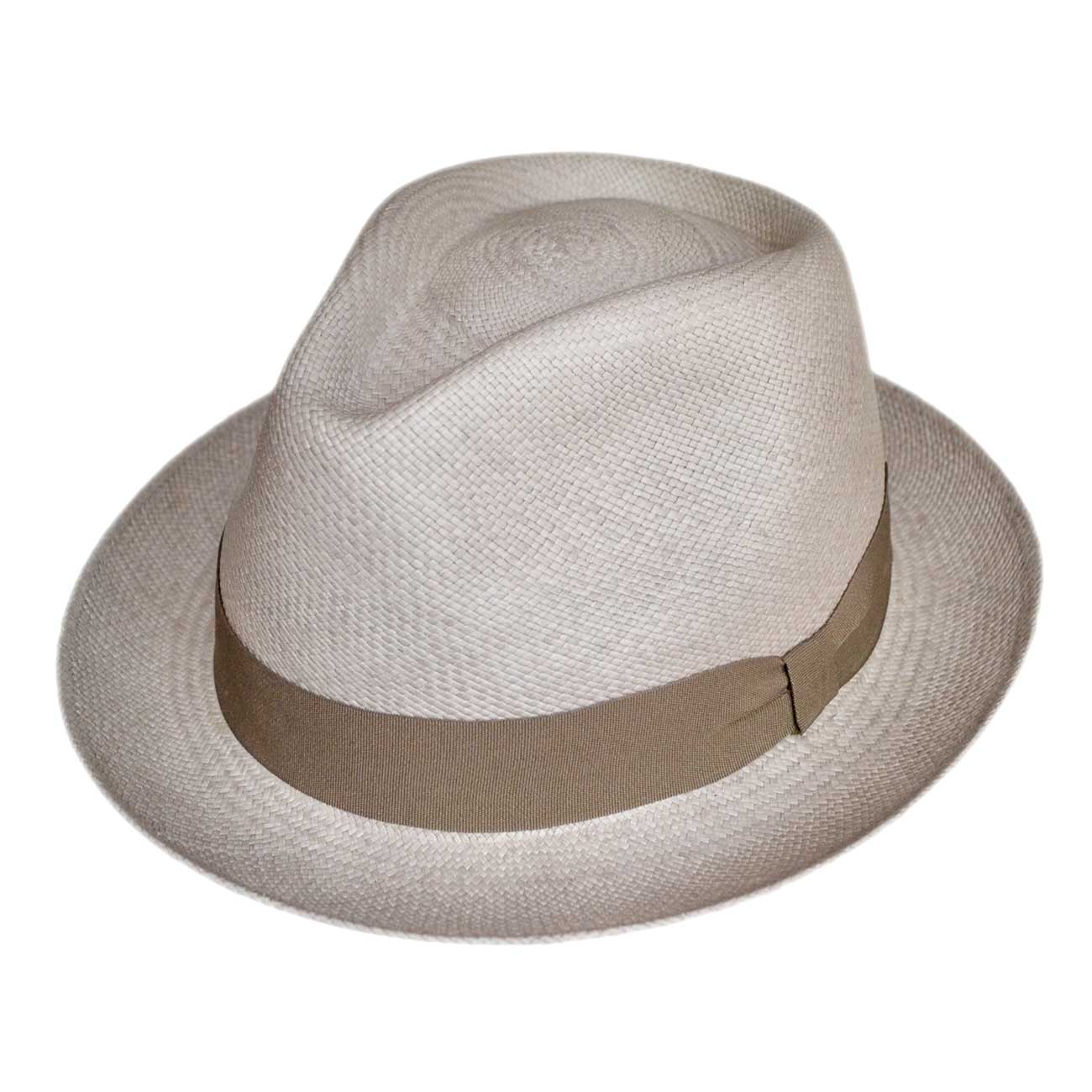 Vintage Brown Panama hat