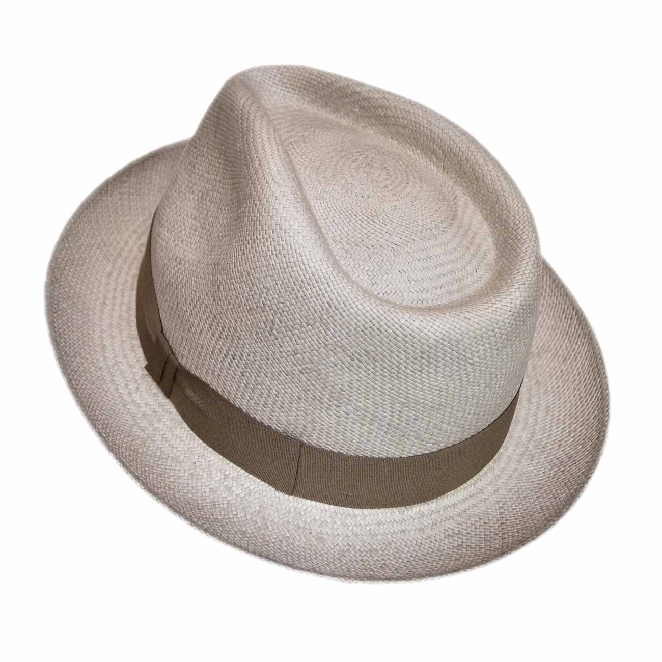 Vintage Brown Panama hat