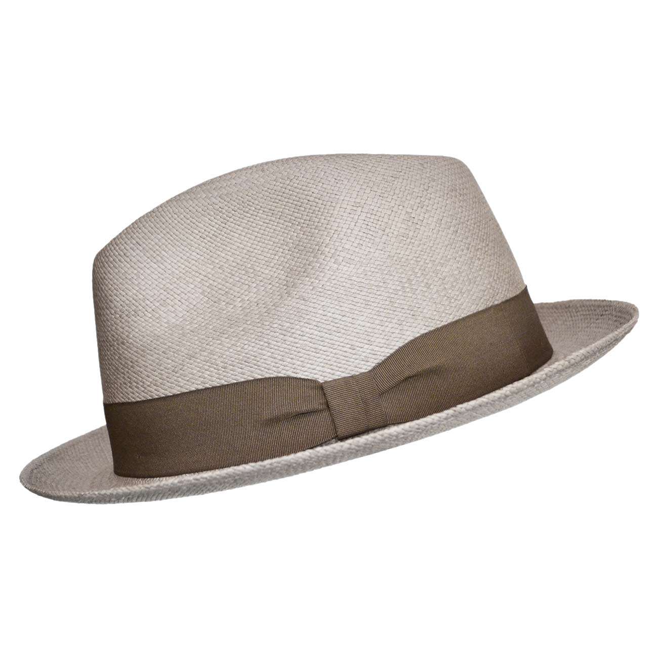 Vintage Brown Panama hat