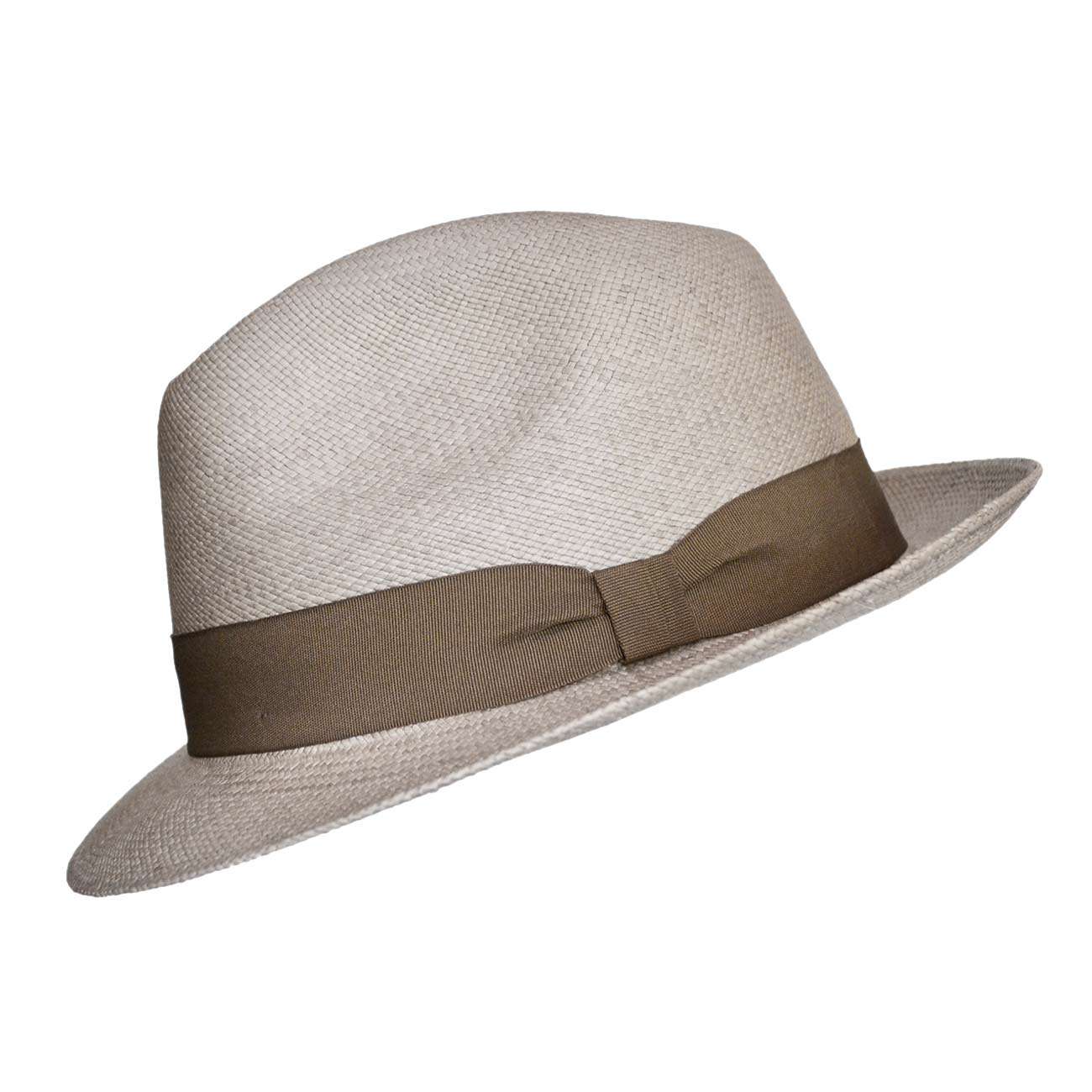 Vintage Brown Panama hat