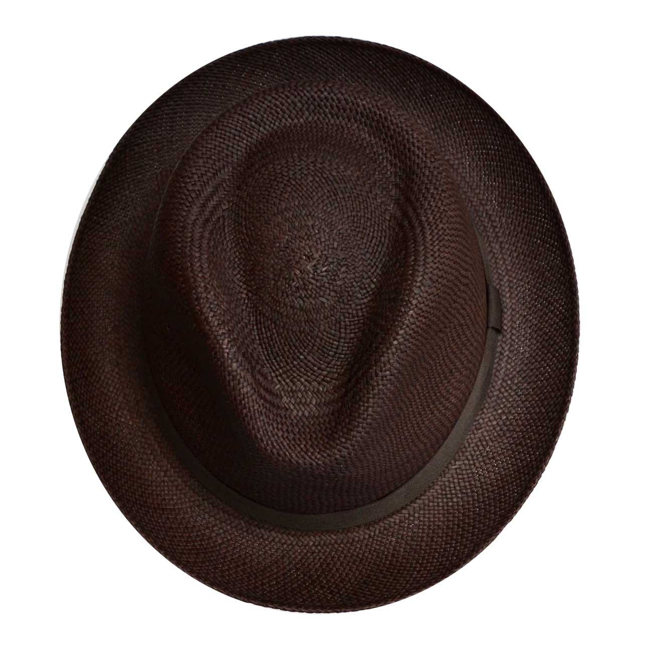 Brown Panama Hat Short Brim