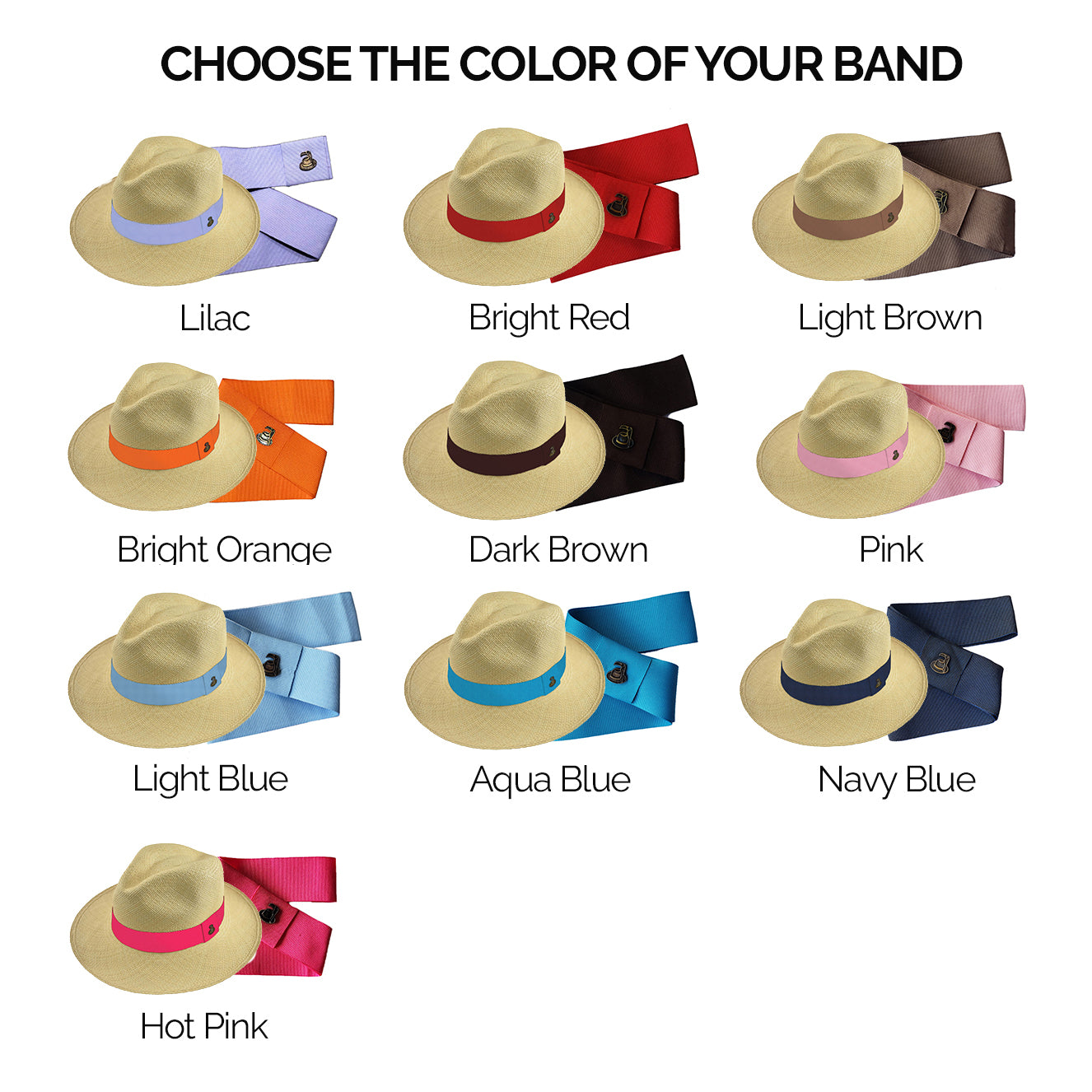 Classic | Natural Custom Band | Panama Hat
