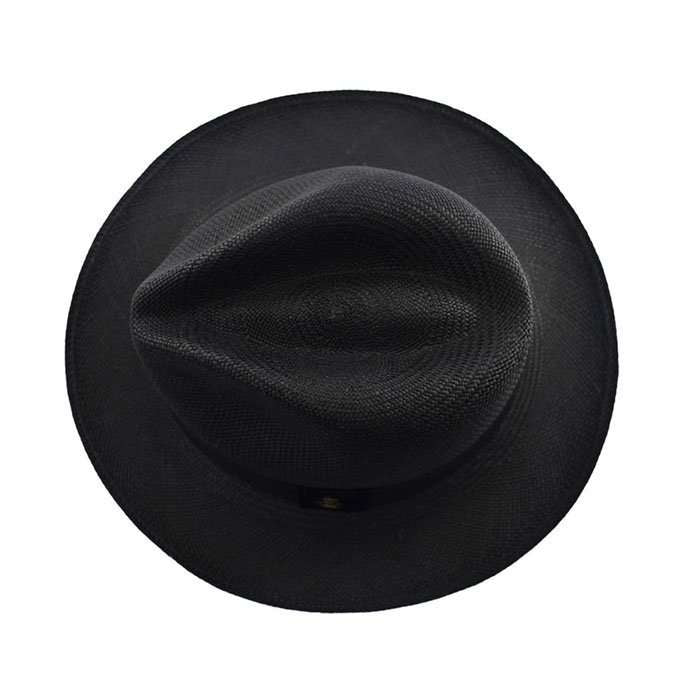 Panama Hat Black Fedora