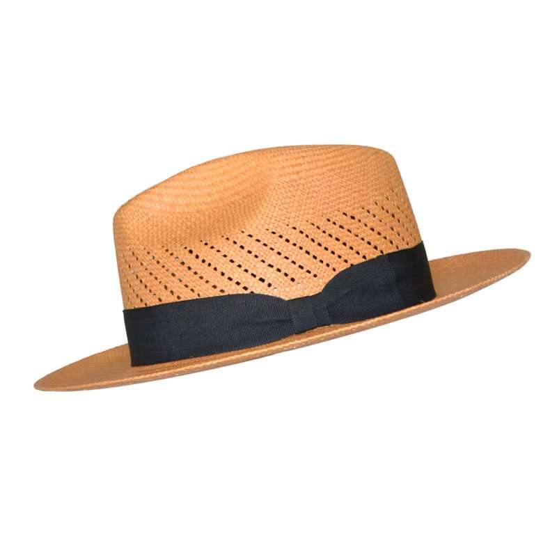 Panama Hat brown Calado side