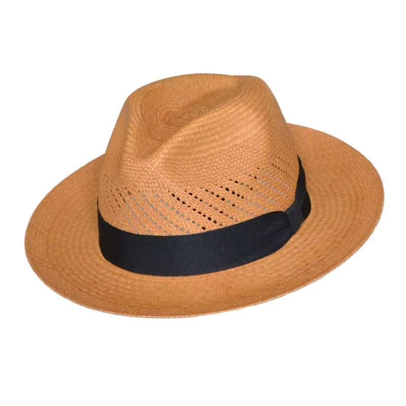 Panama Hat brown Calado front