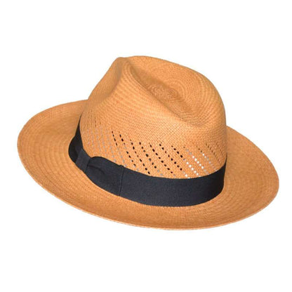 Panama Hat brown Calado back