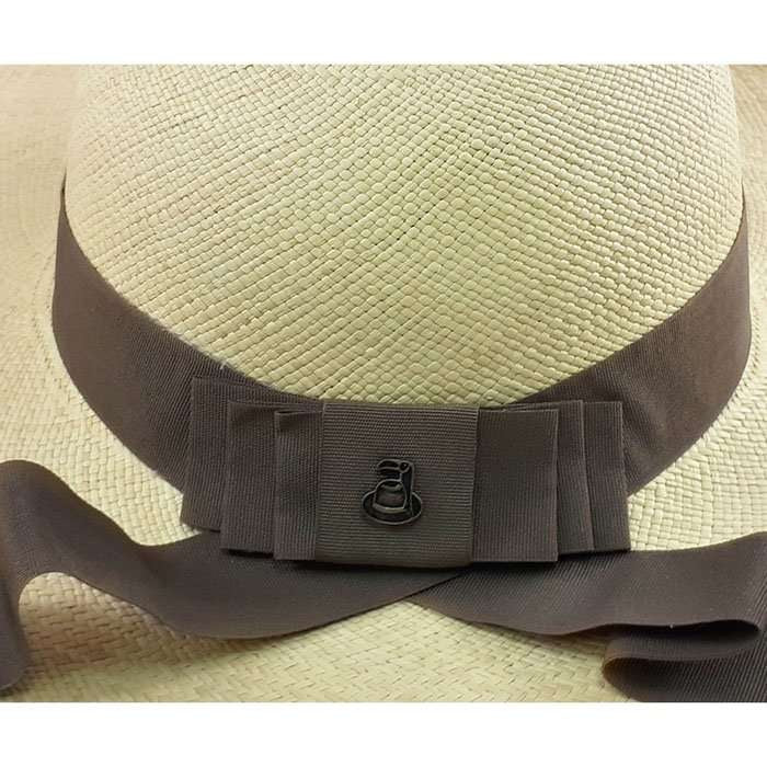 Women Wide Brim Natural panama Hat