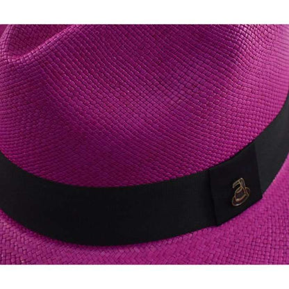 Panama Hat Electric Fuchsia Fedora