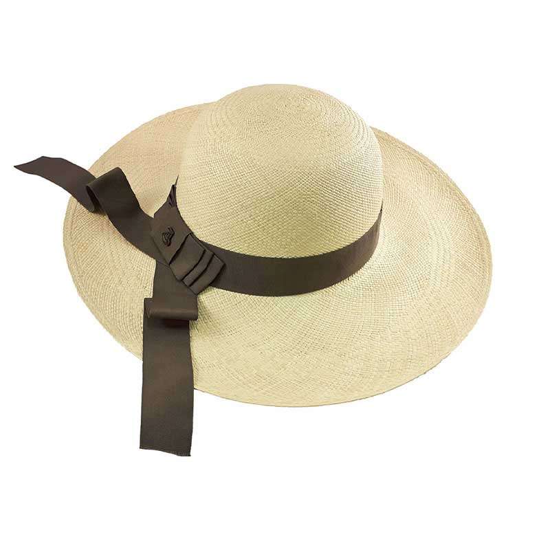 Women Wide Brim Natural panama Hat