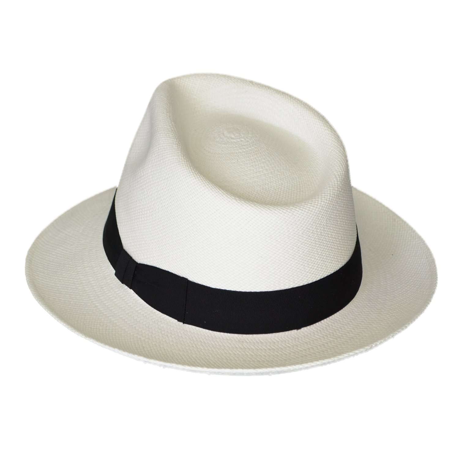 Teardrop Panama Hat White