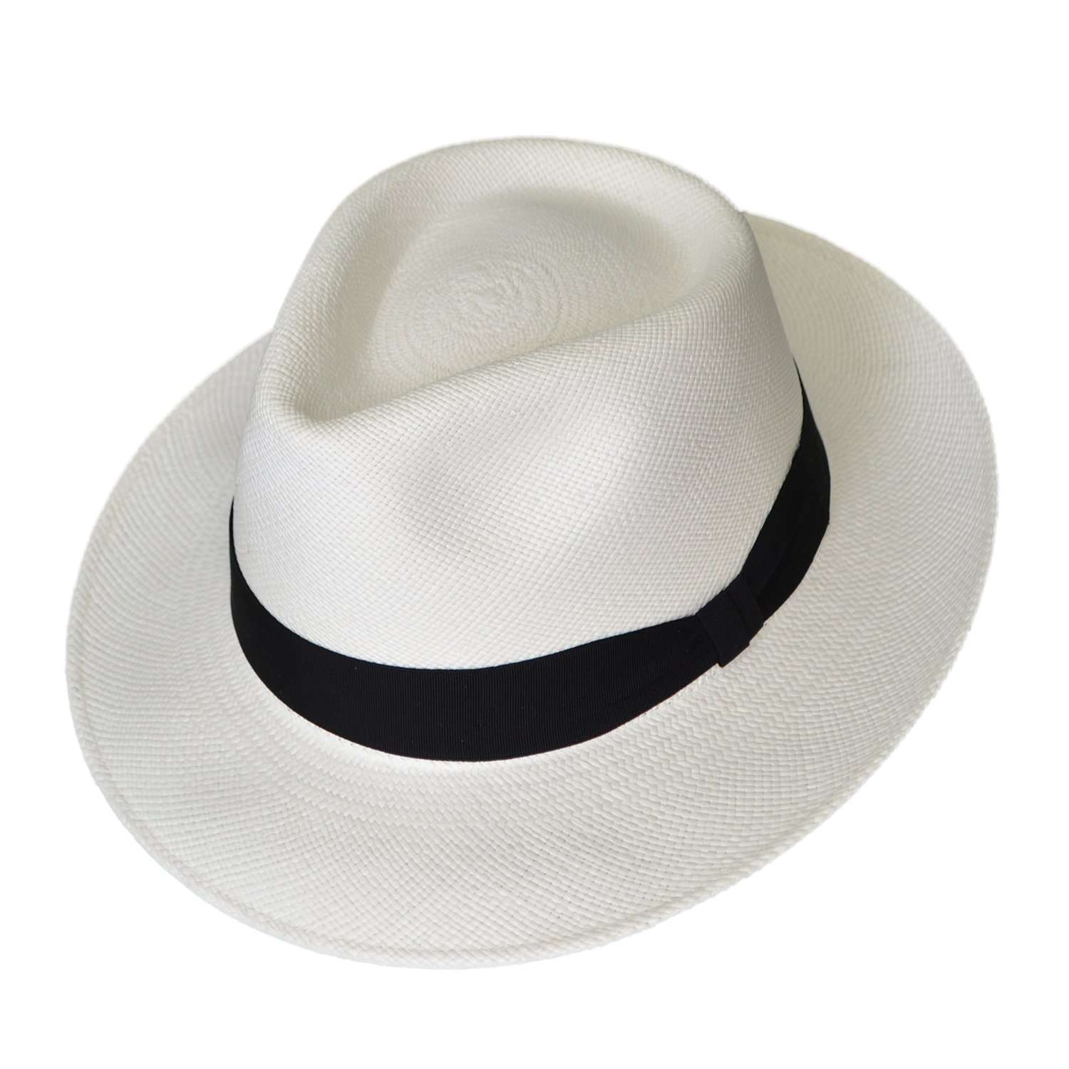 Teardrop Panama Hat White