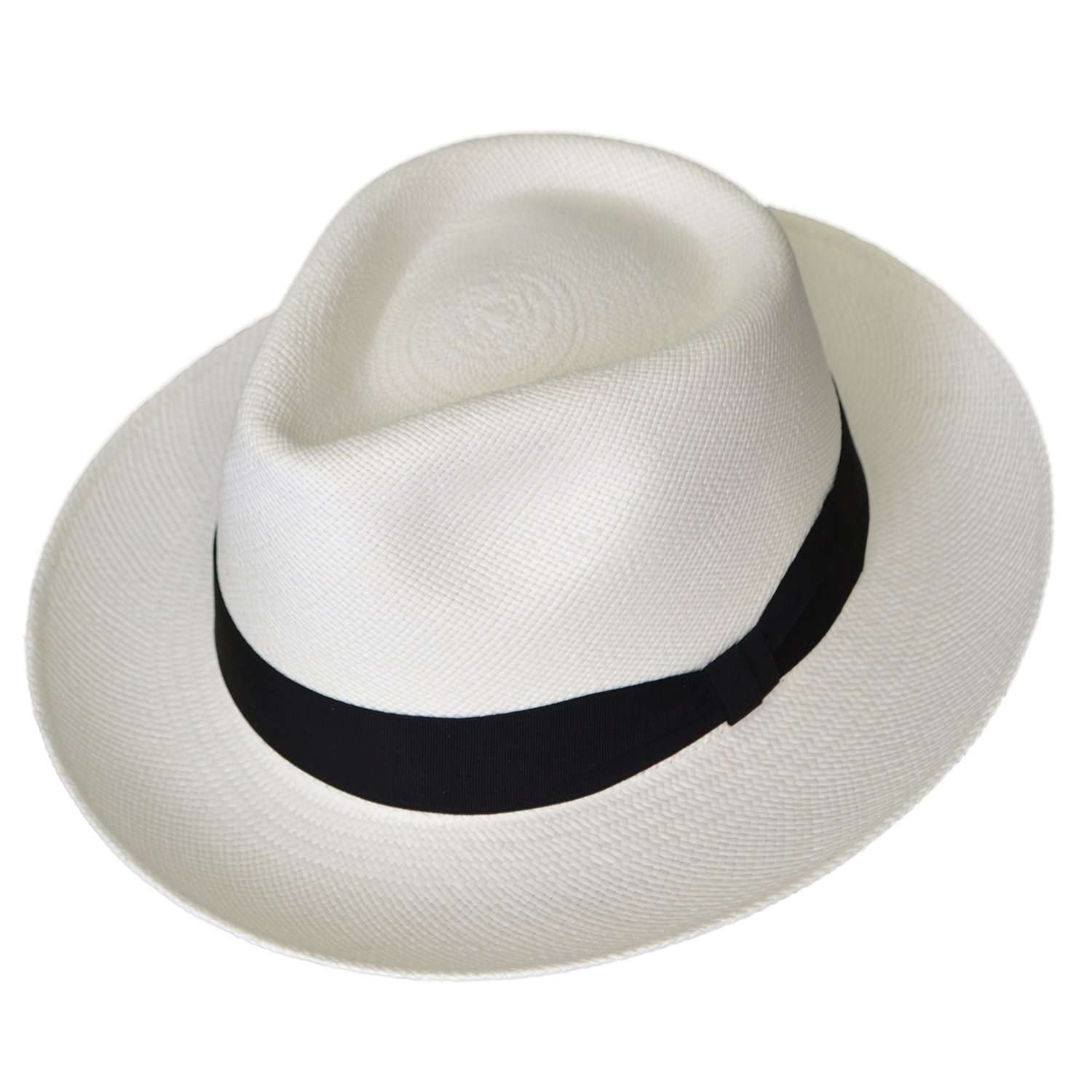 Teardrop Panama Hat White