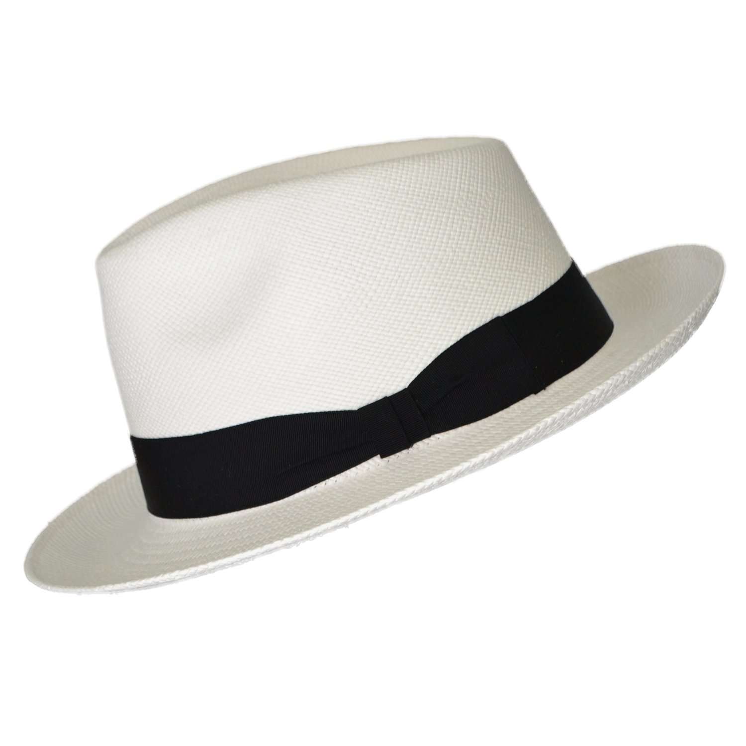 Teardrop Panama Hat White