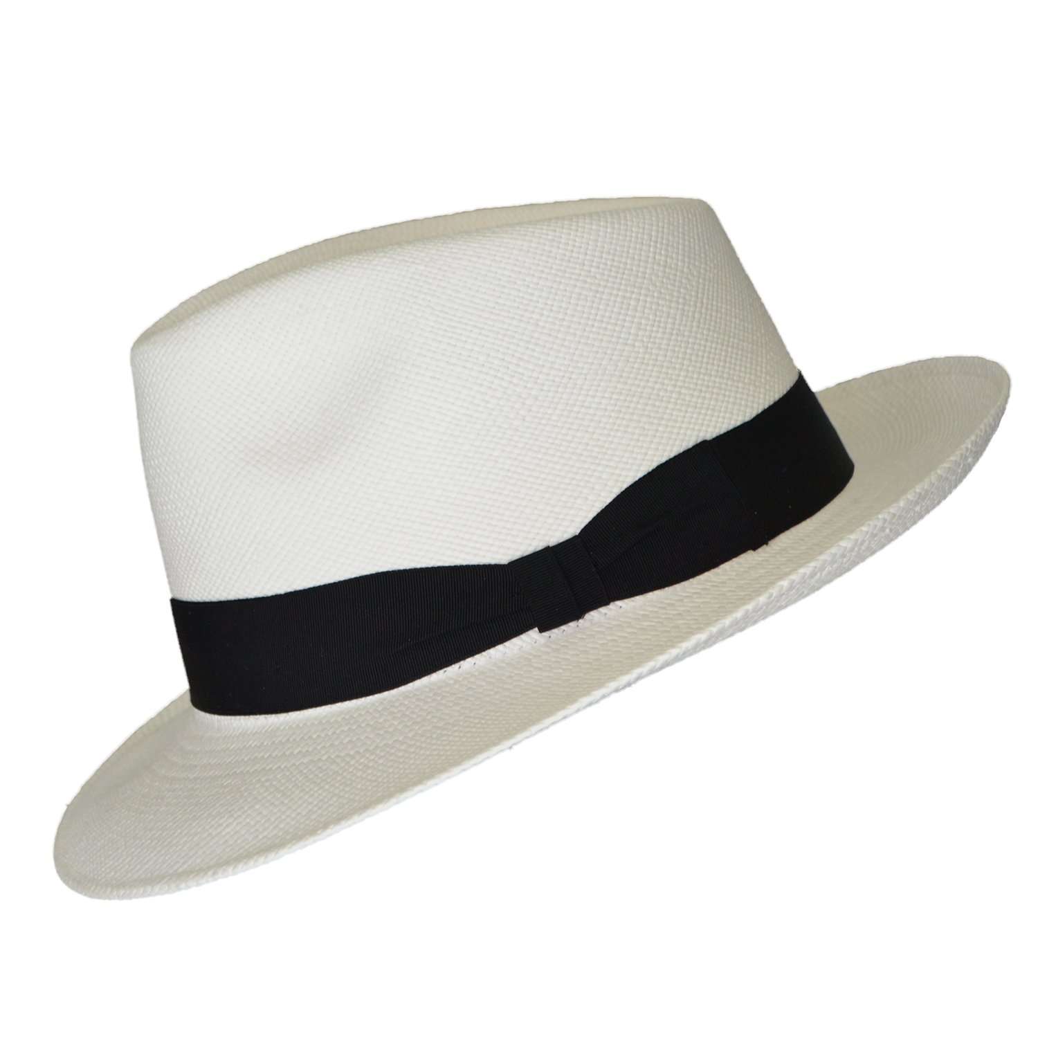 Teardrop Panama Hat White